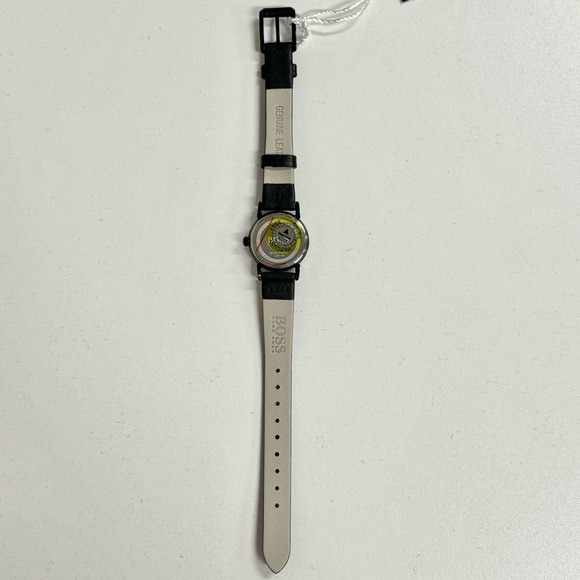 Hugo Boss Black Dial and Leather Watch